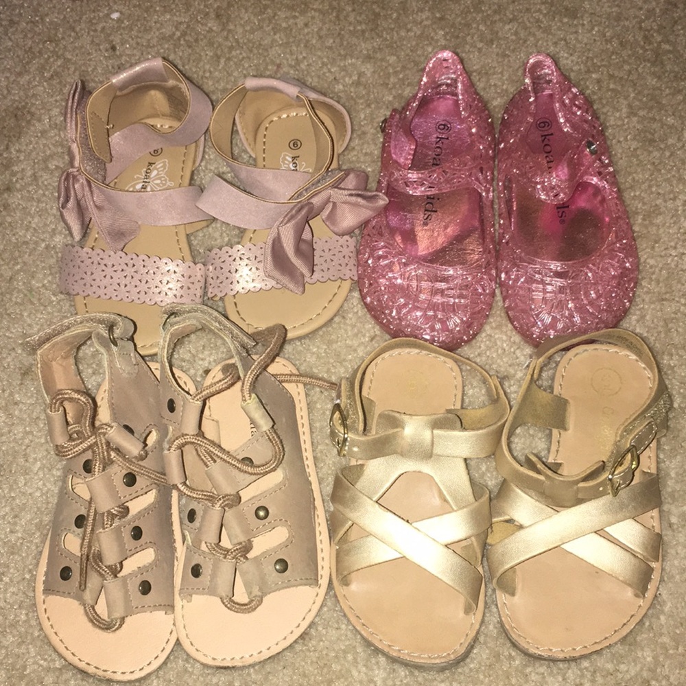 Sandal Bundle (Koala Kids & Cat & Jack brand)